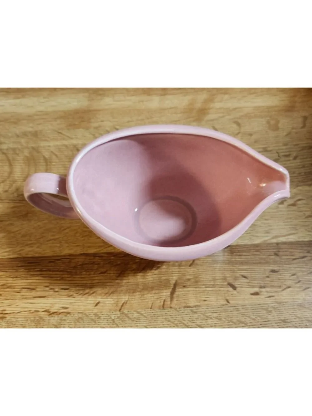 Vintage Epicure Dawn Pink Homer Laughlin MCM Gravy Boat Pitcher Creamer
